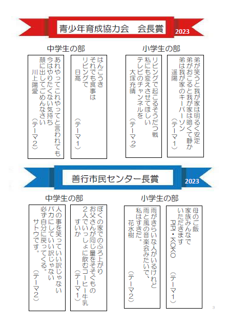 表彰作品